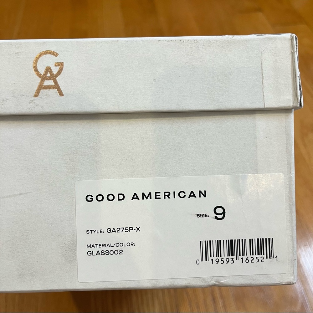 Good American Cinder-F*cking-Rella Glass Pump Shoes Size 9 NWT - Picture 9 of 14